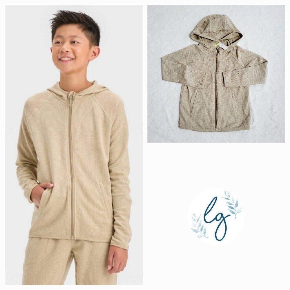 All In Motion Boys' Waffle Hooded Sweatshirt (XL) 4KIDM-BN
